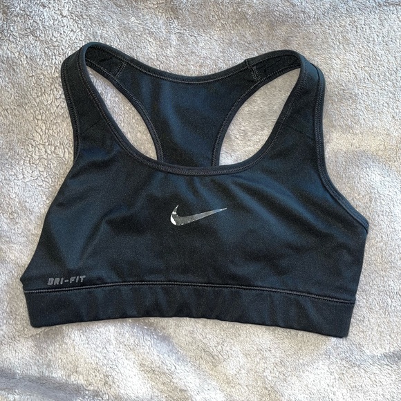 Nike black sports bra